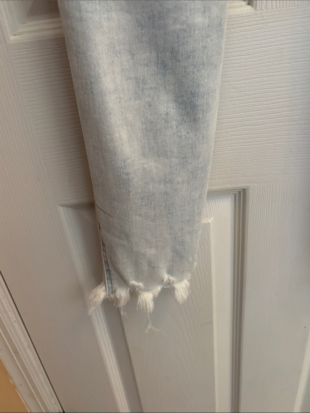 Flying Monkey Light Wash distressed high rise ankle Skinny Jeans size 26 - Picture 15 of 16